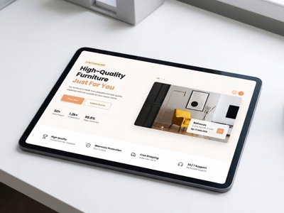 Furniro E-Commerce brand refresh website design